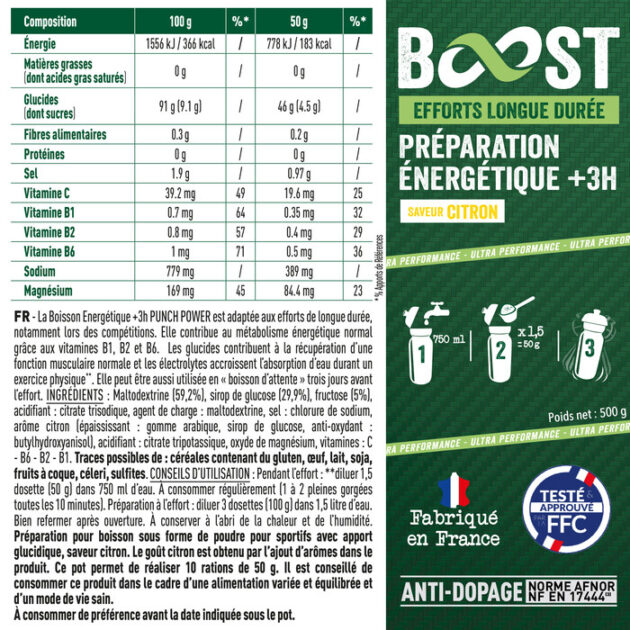 Boisson Énergétique Punch Power - Boost Énergétique +3H – Image 3